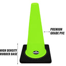 28" RK Lime Safety Traffic PVC Cones with Black Base-RK Safety-RK Safety