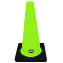 28" RK Lime Safety Traffic PVC Cones with Black Base-RK Safety-RK Safety