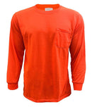Long Sleeve High-Vis Force Color Enhanced Safety Shirt - L2111-New York Hi-Viz Workwear-RK Safety