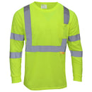 Class 3 High Vis Reflective Long Sleeve Safety Shirt - L9091,2-New York Hi-Viz Workwear-RK Safety