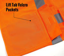 Class 2 High Vis Safety Vest with Reflective Strips - M8511& M8512 (Orange, Lime)-New York Hi-Viz Workwear-RK Safety