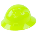 RK Safety RK-HP24-HG Hi vis green Hard Hat Brim Style with 4 Point Ratchet Suspension-RK Safety-RK Safety
