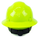 RK Safety RK-HP24-HG Hi vis green Hard Hat Brim Style with 4 Point Ratchet Suspension-RK Safety-RK Safety