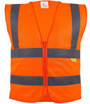 RK Safety High Visibility Safety Vest, ANSI/ ISEA Standard - Z7411&Z7412(Orange, Lime)-New York Hi-Viz Workwear-RK Safety