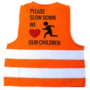 RK Safety Hi Vis Kids Safety Vest - Orange-New York Hi-Viz Workwear-RK Safety