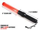 RK 16-Inch Signal Traffic Wand Baton LED Flashlight with Wrist Strap, Orange Finish-RK Safety-RK Safety