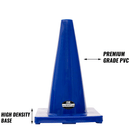 18" RK Safety Traffic PVC Cones, Blue Base-RK Safety-RK Safety