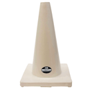 18" RK White Safety Traffic PVC Cones, White Base-RK Safety-RK Safety
