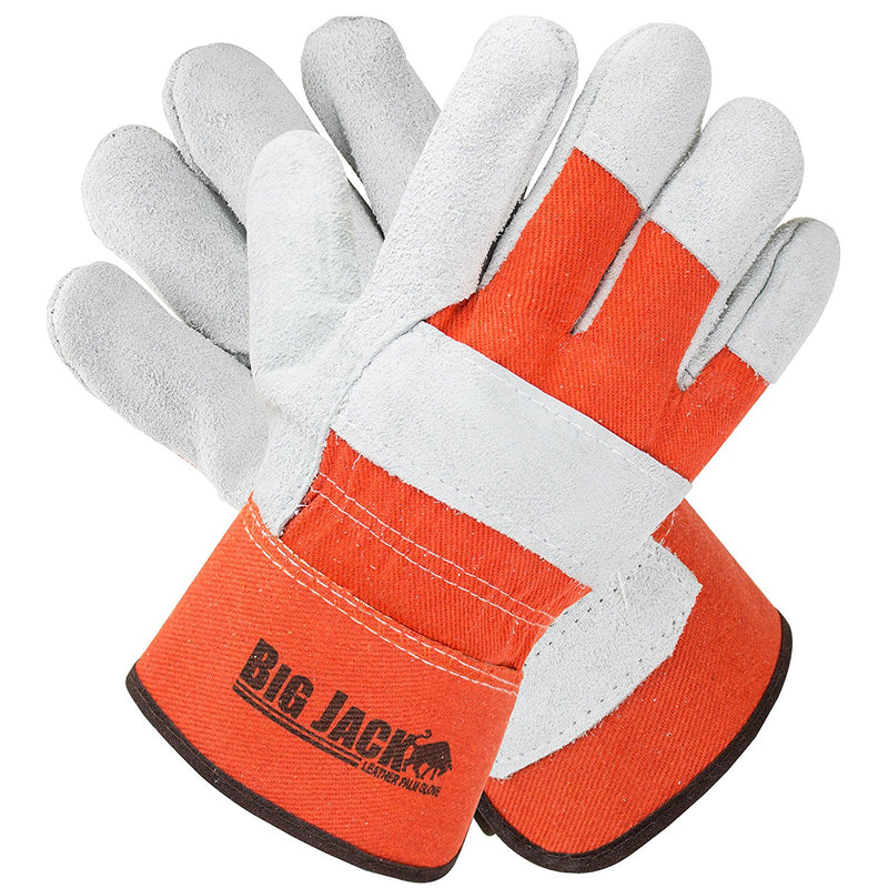 Better Grip® Cowhide Palm Gloves with rubberized safety cuff - BGBY22O-Better Grip-RK Safety