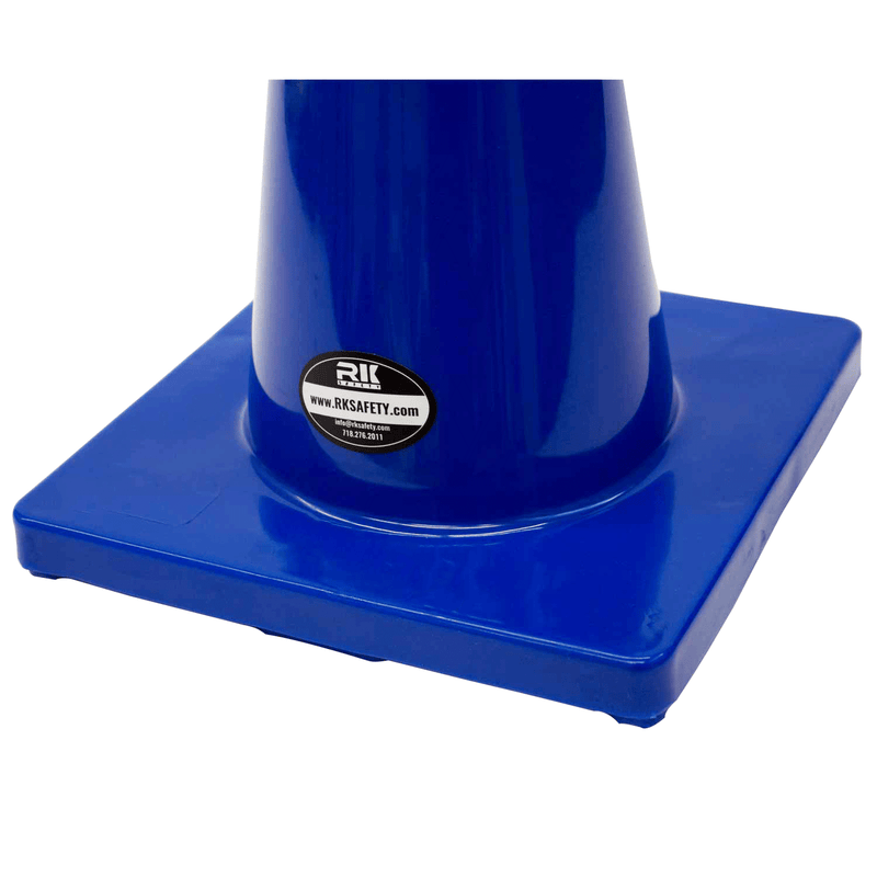 18" RK Safety Traffic PVC Cones, Blue Base-RK Safety-RK Safety