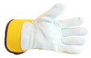 Better Grip® Cowhide Palm Gloves with rubberized safety cuff - BGBY22Y-Better Grip-RK Safety