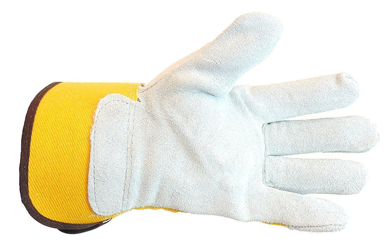 Better Grip® Cowhide Palm Gloves with rubberized safety cuff - BGBY22Y-Better Grip-RK Safety