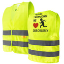 RK Safety Hi Vis Kids Safety Vest - Lime-New York Hi-Viz Workwear-RK Safety