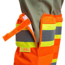 RK-GAITERS-OR Hi-Viz Contrasting Trim Leg Gaiters, Polyester oxford w/ PU coating, Orange-New York Hi-Viz Workwear-RK Safety